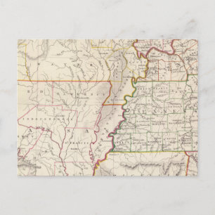 Missouri, Ill, Ky, Tenn, Ala, Miss Ark Vykort