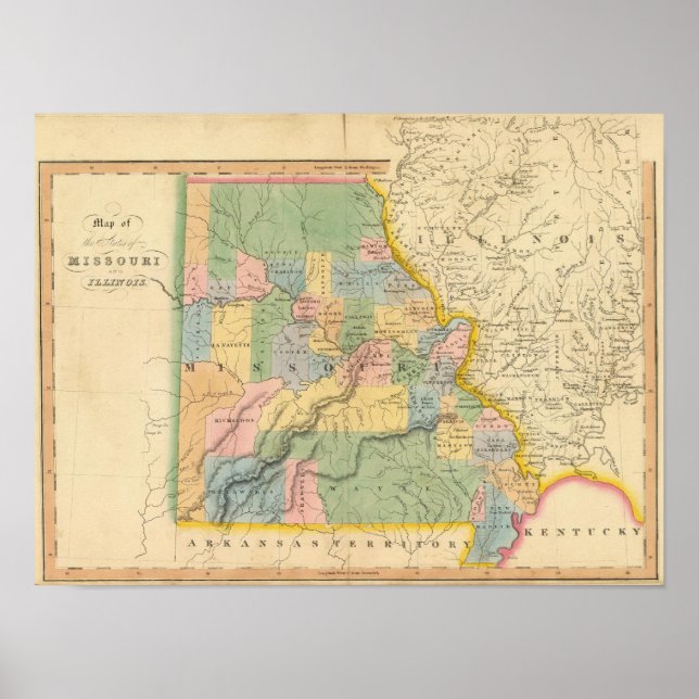 Missouri, Illinois Poster (Framsidan)