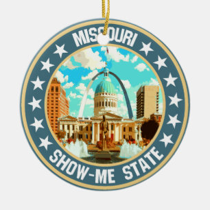 Missouri Julgransprydnad Keramik