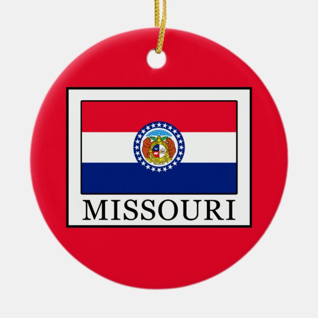 Missouri Julgransprydnad Keramik (Framsidan)