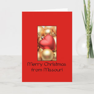 Missouri-julkort, ange specifikt helgkort