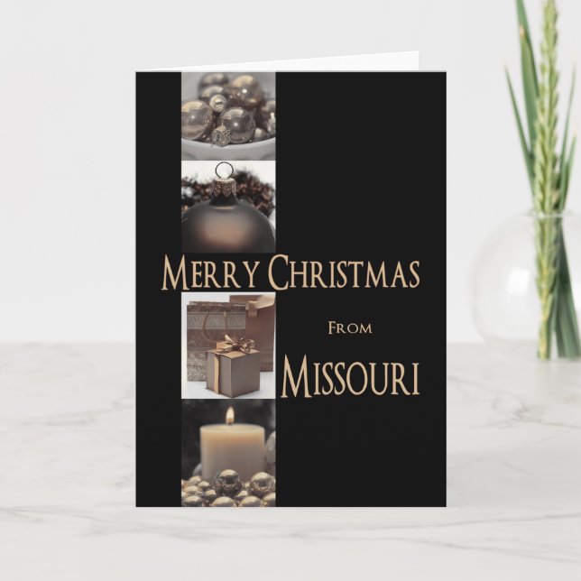 Missouri-julkort, ange specifikt helgkort (Framsida)