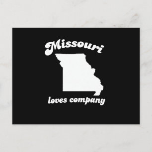 Missouri kärlek företag T-shirt Vykort