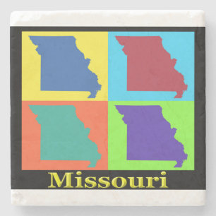 Missouri karta underlägg sten
