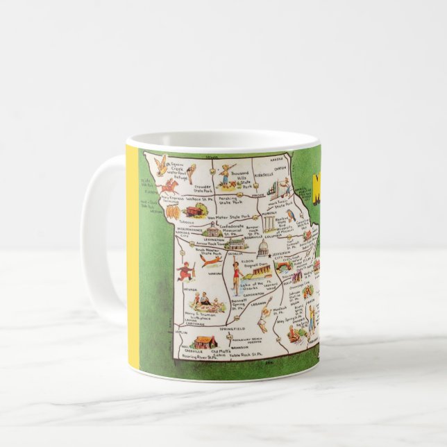 Missouri Kartkopp Kaffemugg (Framsida vänster)