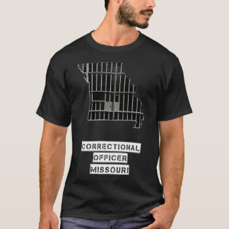 Missouri-korrektionsförrättare Thin Grått Line T Shirt