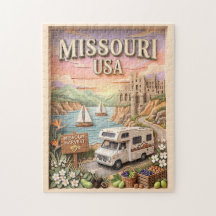 Missouri Lake Road Trip Ozarks Slott Texturerad