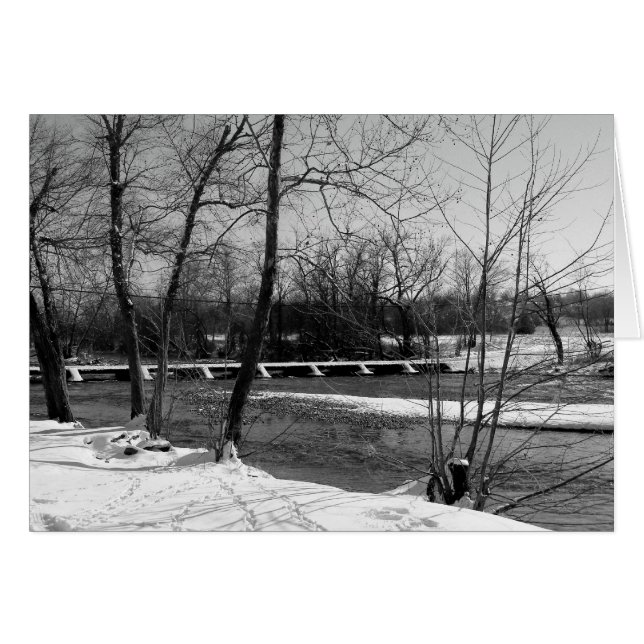 Missouri Low Water Bridge-kort OBS Kort (Framsidan Horizontal)