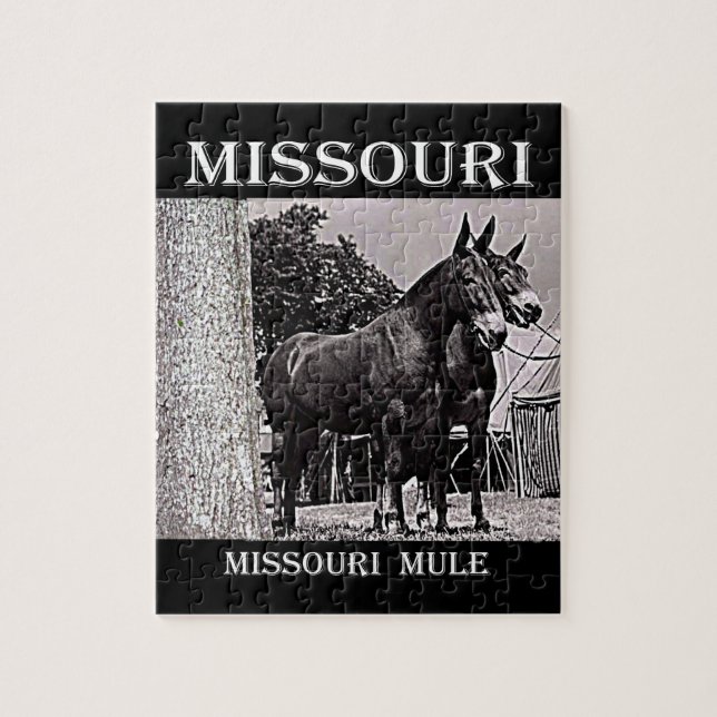 Missouri Mule Pussel (Vertikal)
