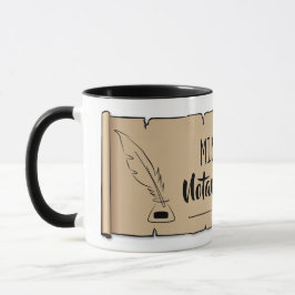 Missouri Notary Public Rulla Feather Quill Mugg