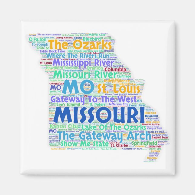 Missouri Ord Cloud Magnet (Framsidan)