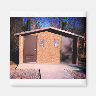 MISSOURI OUTHOUSE MAGNET 2" X 2" KITCHEN MAGNET