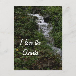 Missouri Ozark Waterfall Vykort