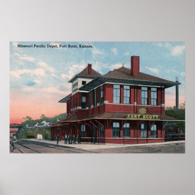 Missouri Pacific Railroad Depot Poster (Framsidan)