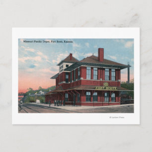 Missouri Pacific Railroad Depot Vykort