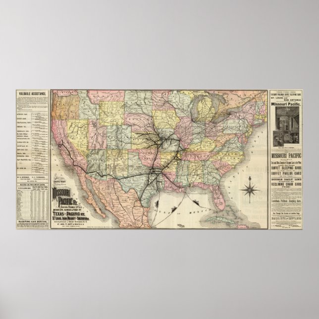 Missouri Pacific Railway Poster (Framsidan)