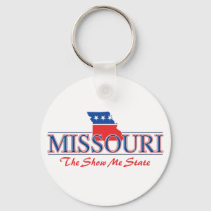 Missouri patriotiska Keychain Nyckelring