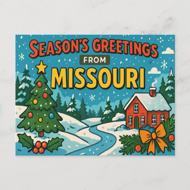 MISSOURI Postkort Vykort (Framsida)