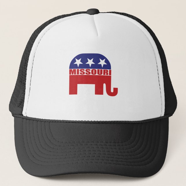 Missouri republikanelefant truckerkeps (Framsida)