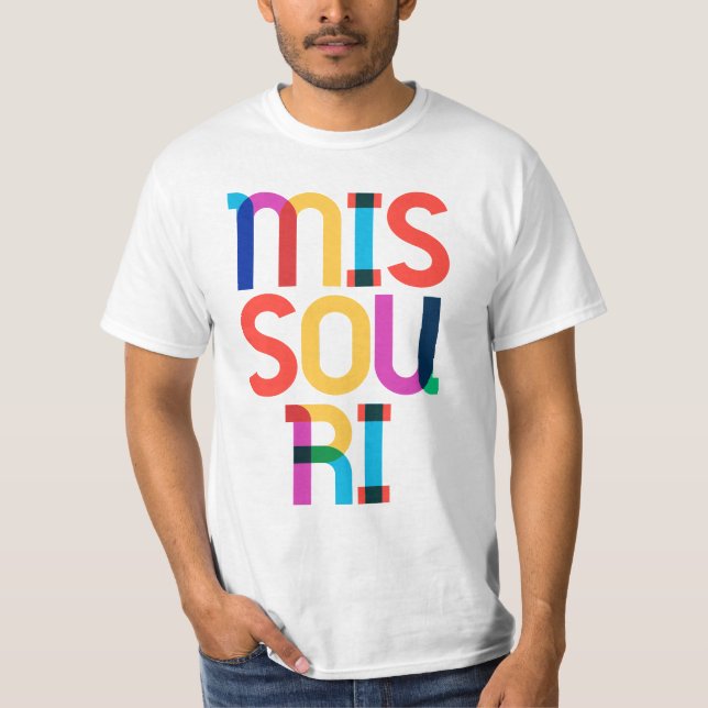 Missouri Retro Vintage art. 80s T Shirt (Framsida)