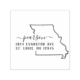 Missouri Returadress Frimärke Self-Inking Självfärgande Stämpel