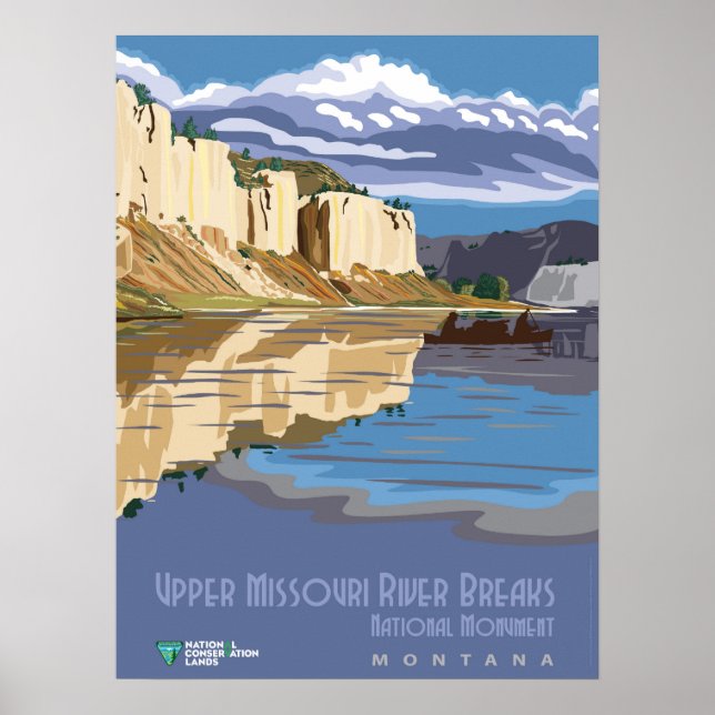 Missouri River Breaks Poster (Framsidan)