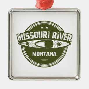Missouri River, Montana Julgransprydnad Metall