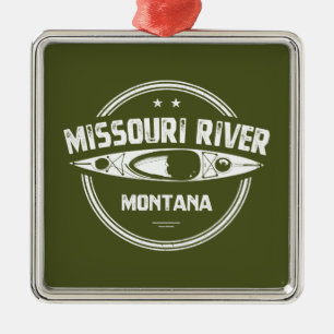 Missouri River, Montana Julgransprydnad Metall