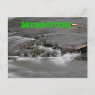 Missouri River Vatten POST-KORT Vykort