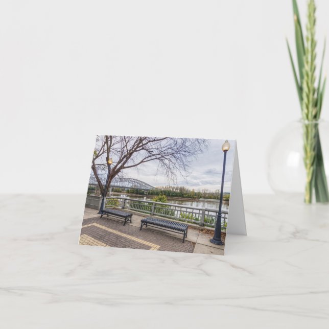 Missouri River View Card Kort (Framsida)