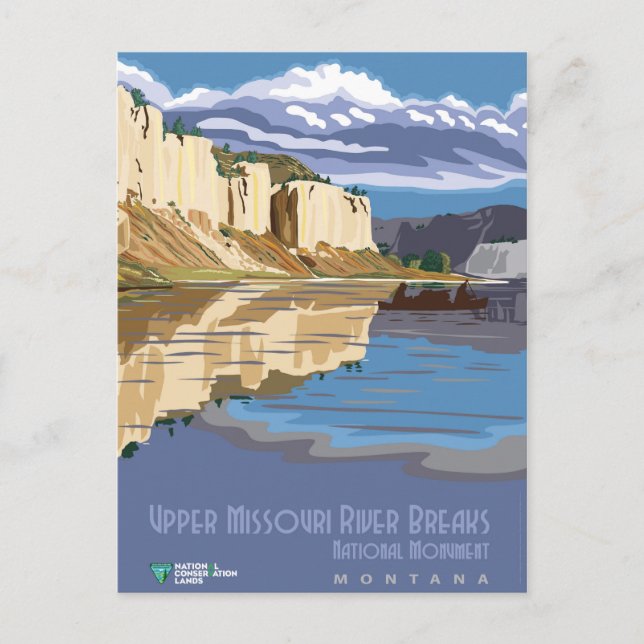Missouri River Vykort (Framsida)