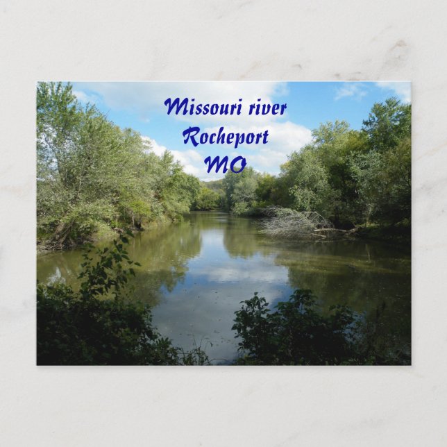Missouri River Vykort (Framsida)