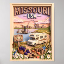 Missouri Road Trip Gateway Arch Texturerad Siluett