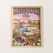 Missouri Road Trip Gateway Arch Texturerad Siluett