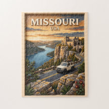 Missouri Road Trip Lake Ozarks Slott SUV Vintage