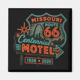 Missouri Route 66 Centennial Souvenir Magnet
