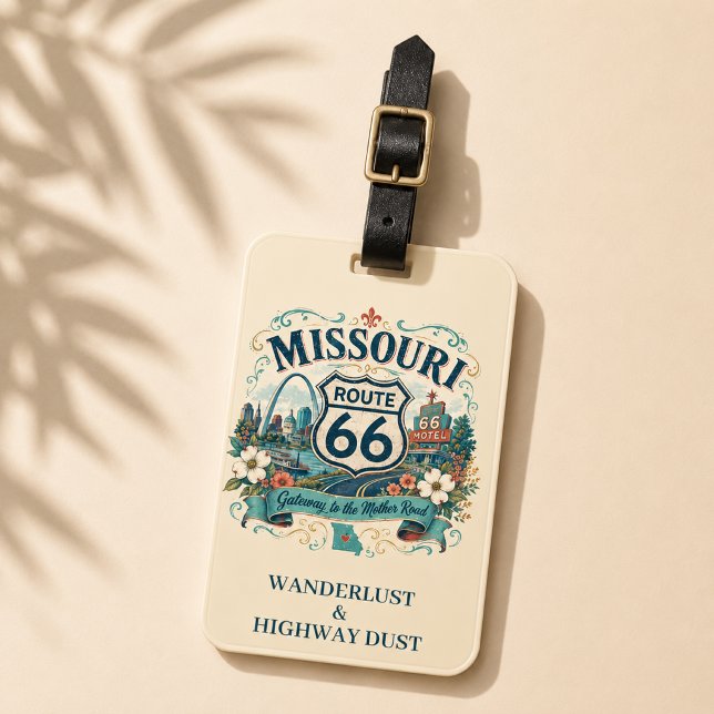 Missouri Route 66 Gateway Resminnerise för resor Bagagebricka (Skapare uppladdad)