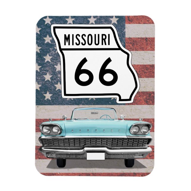 Missouri Route 66 Magnet (Vertikal)