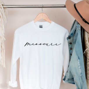 Missouri Script State Women's Sweatshirt T Shirt