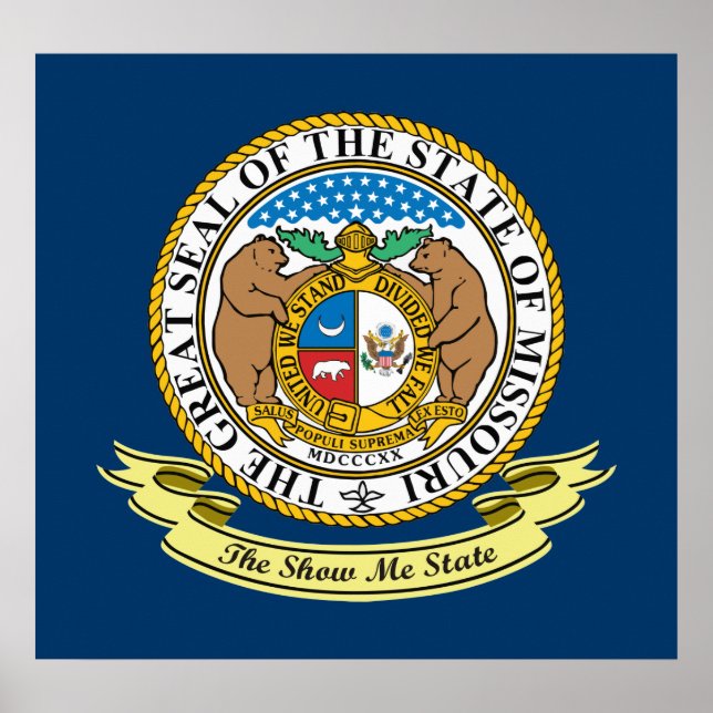 Missouri Seal Poster (Framsidan)