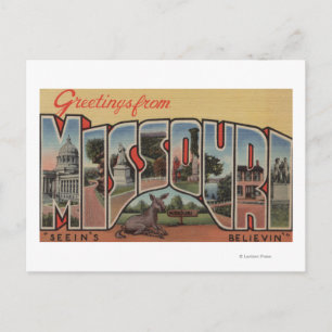 Missouri (Seeins Believin) - Stora Brev Vykort