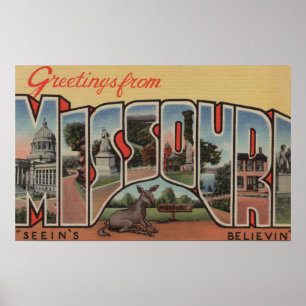 Missouri (Seeins Believin') - stort brev Poster