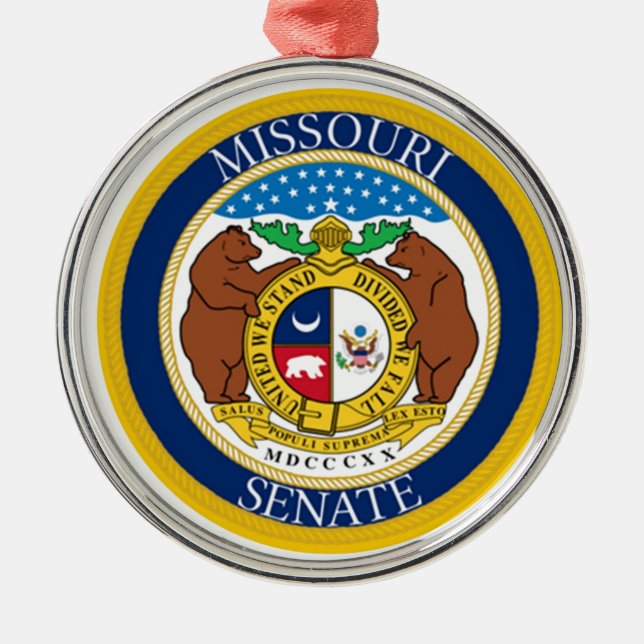 MISSOURI SENATE JULGRANSPRYDNAD METALL (Framsidan)