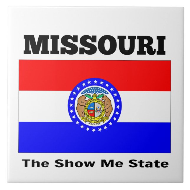 Missouri, Show Me State, Kakelplatta (Framsidan)