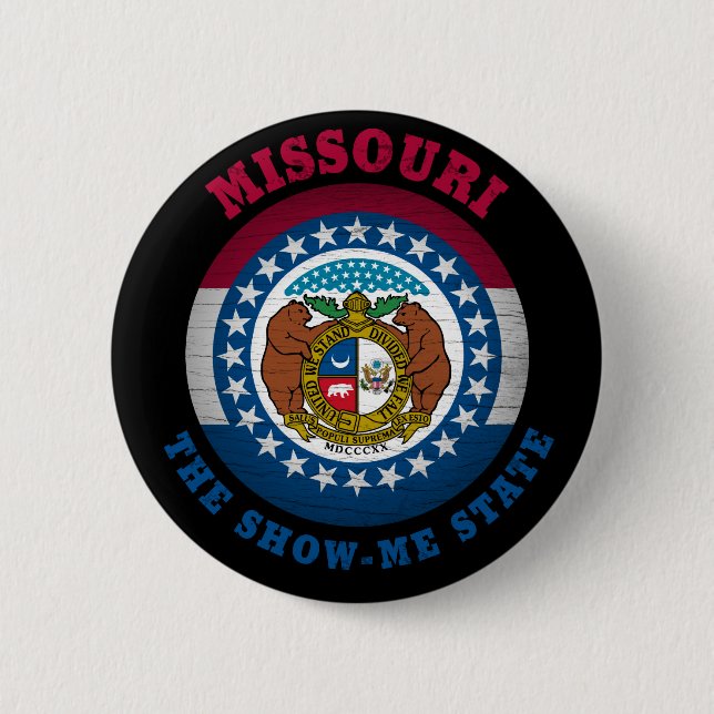 MISSOURI SHOW-ME STATLIG FLAGGA KNAPP (Framsida)