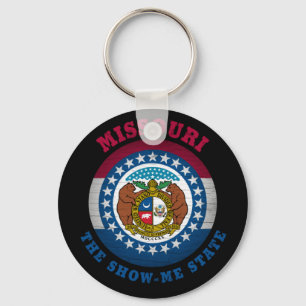 MISSOURI SHOW-ME STATLIG FLAGGA NYCKELRING