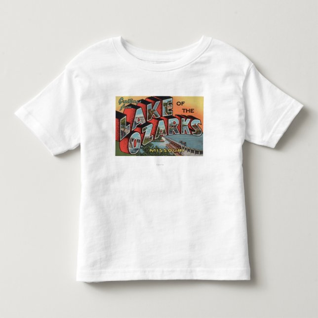 Missouri - sjö av Ozarksen 2 Tee Shirt (Framsida)