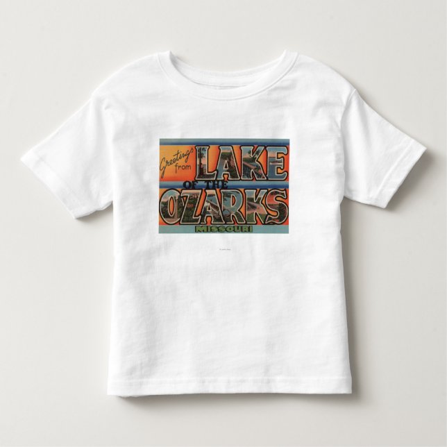 Missouri - sjö av Ozarksen 3 Tee Shirt (Framsida)