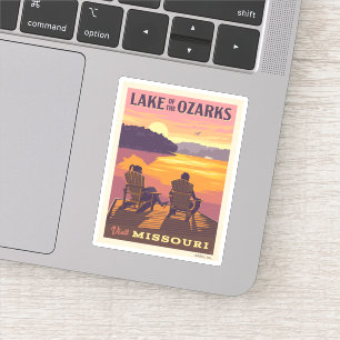 Missouri   Sjö i Ozarks Klistermärken