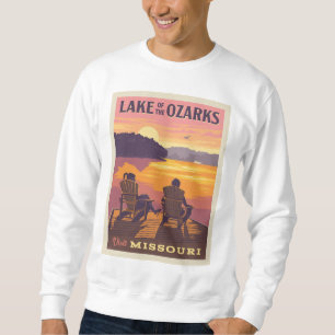 Missouri Sjö i Ozarks Lång Ärmad Tröja